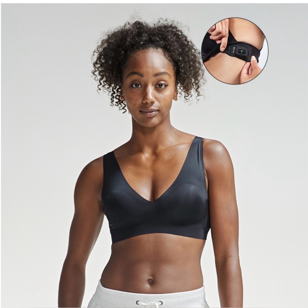 NWT WHOOP 4.0 ANY-WEAR™ Bralette, Size Medium Color Black, in original packaging
